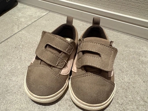 VANSオールドスクール mocha/pink【13.5cm】の写真2枚目