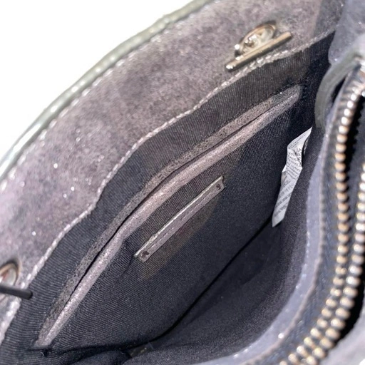定価4999円ZARA ボールチェーンショルダーバッググレーシルバーの写真3枚目