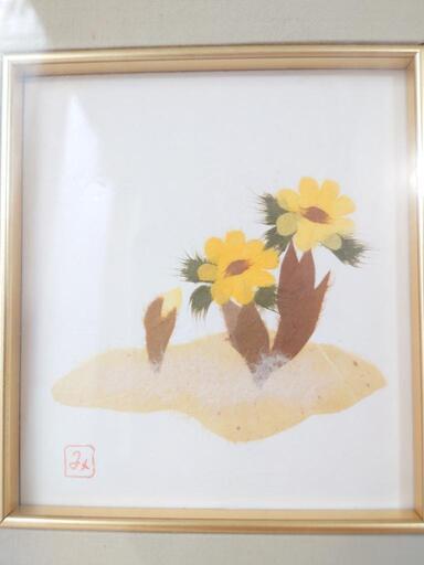 ちぎり絵 額装 フレームの写真2枚目