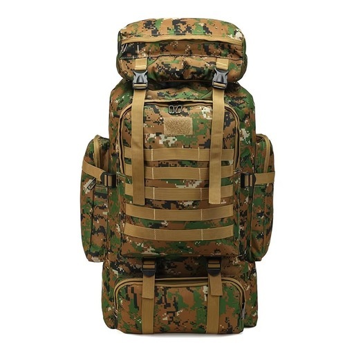 新品 80L 大容量 迷彩登山リュック アウトドア キャンプ ハイキング