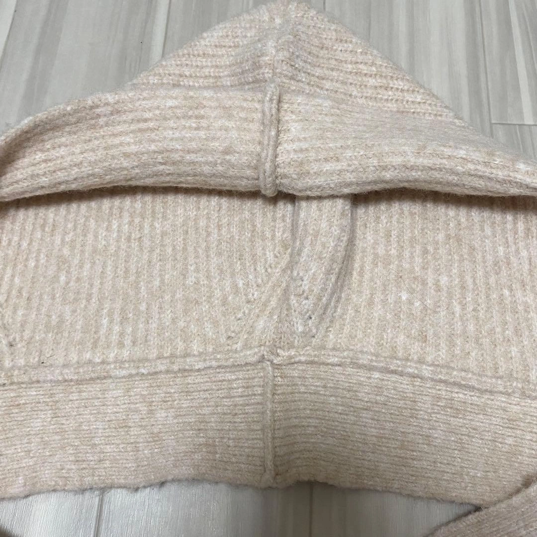 【美品】SATUR knit balaclava ニット バラクラバ クリームの写真8枚目