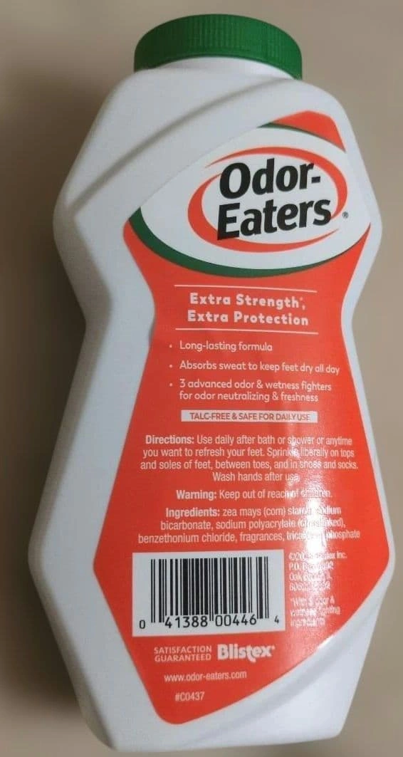 Odor Eaters フットパウダー170gの写真2枚目