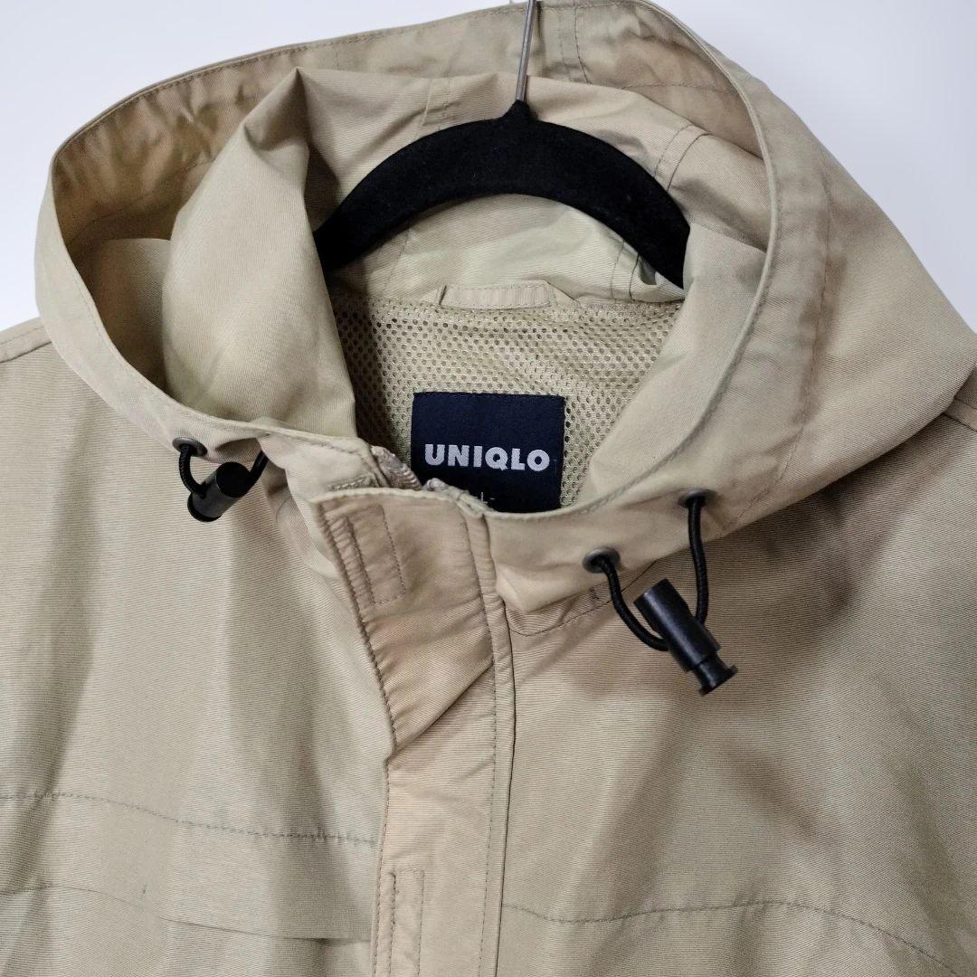 90s OLD UNIQLOオールド ユニクロ 撥水ナイロンジャケット パーカーの写真3枚目
