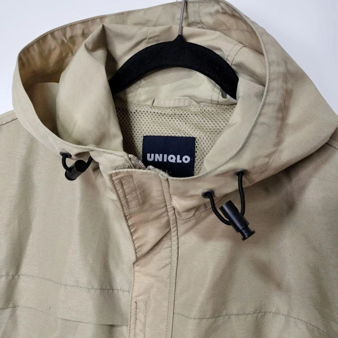 90s OLD UNIQLOオールド ユニクロ 撥水ナイロンジャケット パーカーの写真3枚目