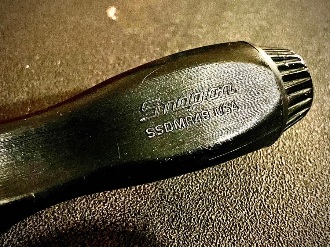 【希少廃盤】スナップオン ラチェットドライバー SSDMR4B 樹脂グリップ黒の写真2枚目