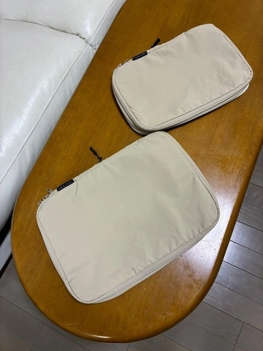 【ご相談中】未使用 旅行用収納ケース(大小ペア)