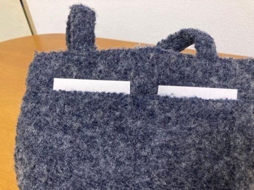 美品　グレーフリンジトートの写真2枚目