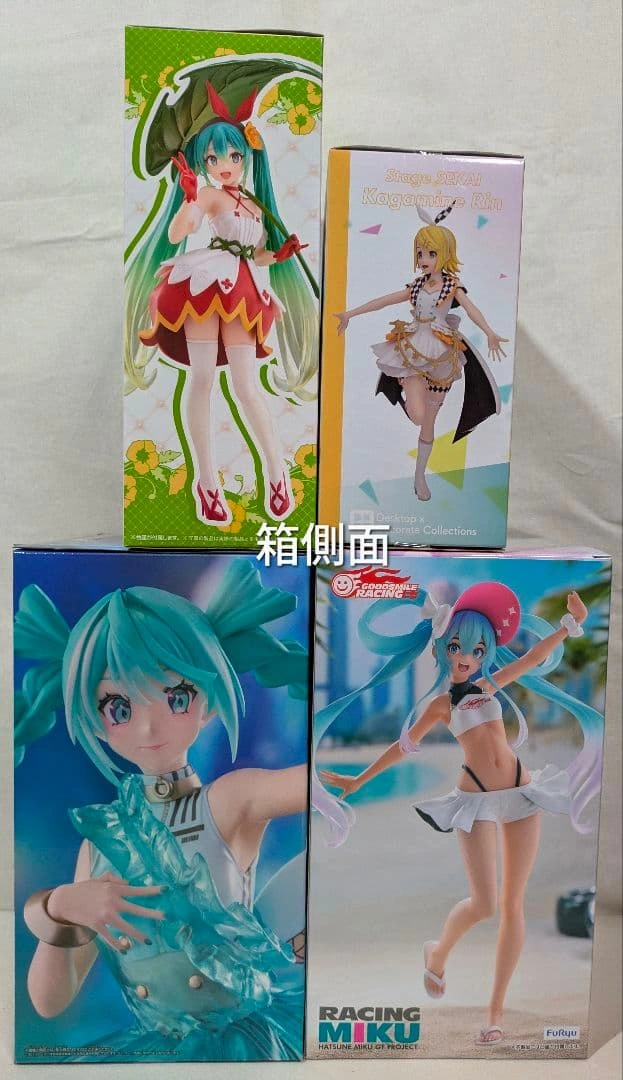 【未開封】 初音ミク 鏡音リン フィギュア 4点セットの写真3枚目
