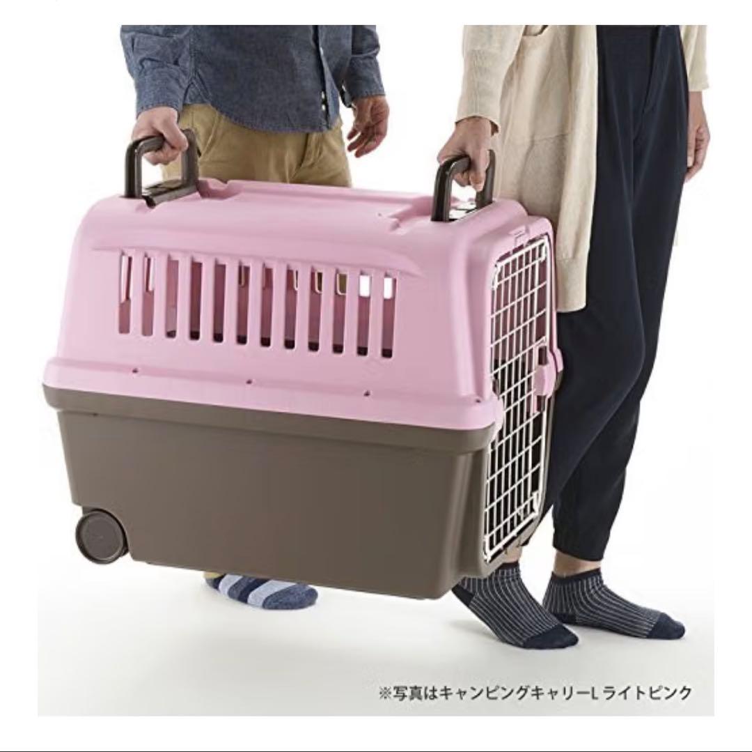 Richell キャンピングキャリー L アイボリー 中型犬 大型犬 クレートの写真5枚目