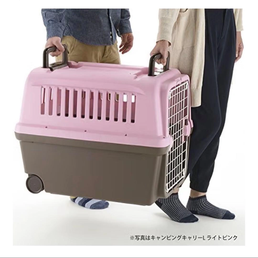 Richell キャンピングキャリー L アイボリー 中型犬 大型犬 クレートの写真5枚目