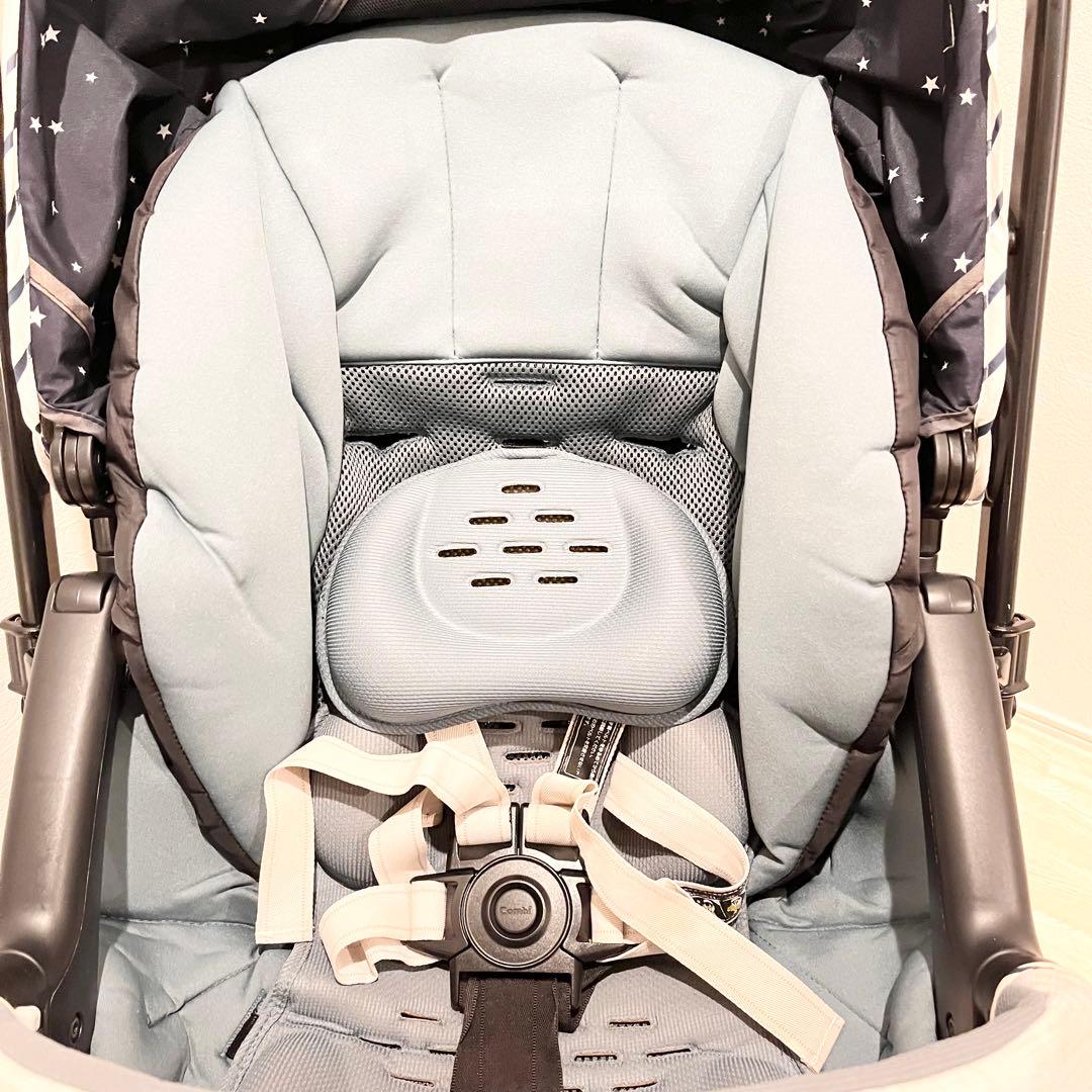 【美品】コンビ ベビーカー スゴカルα 4キャス compact エッグショックの写真3枚目