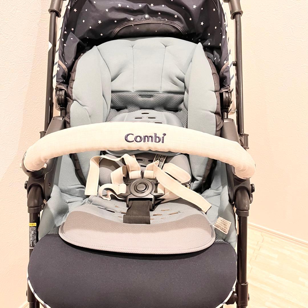 【美品】コンビ ベビーカー スゴカルα 4キャス compact エッグショックの写真4枚目