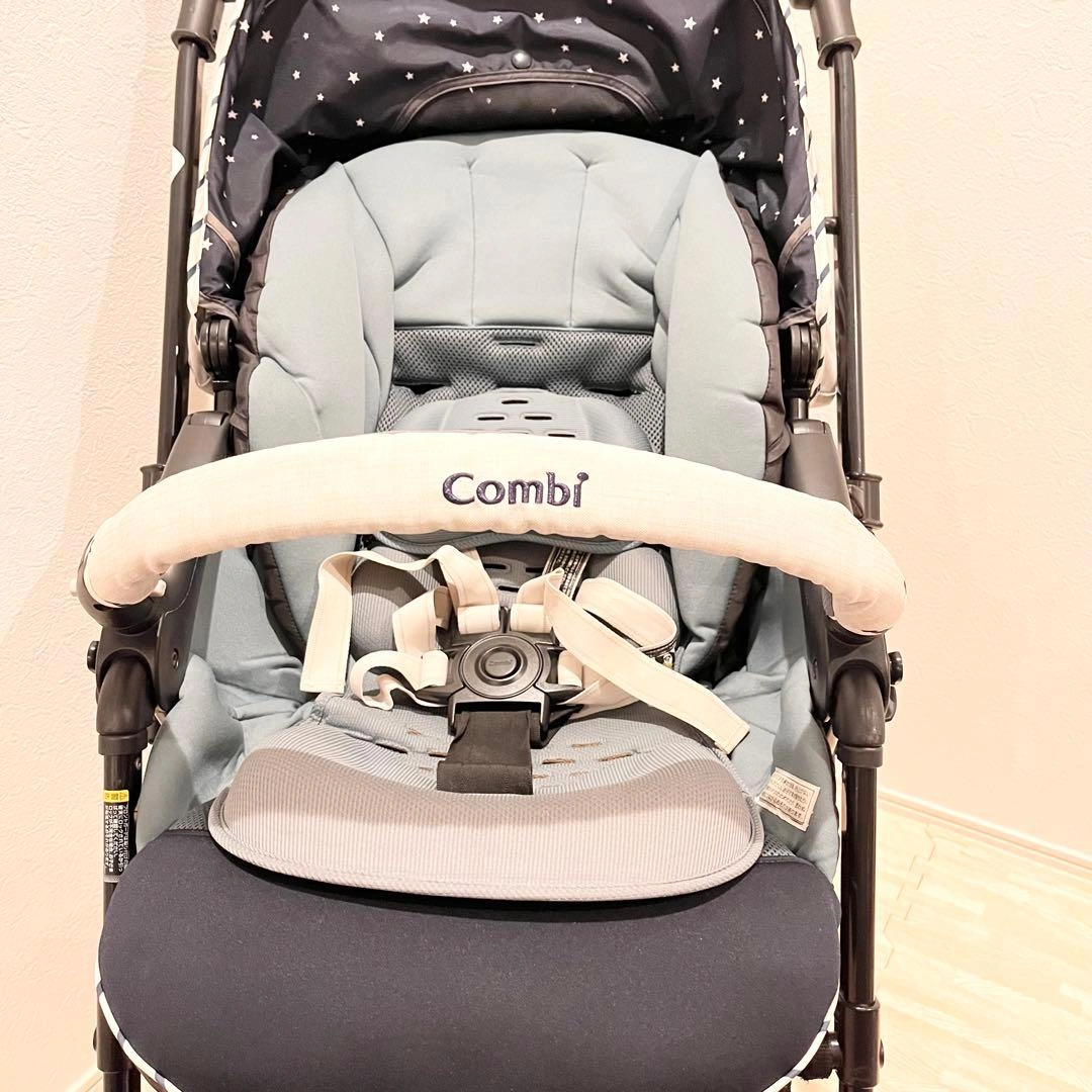 【美品】コンビ ベビーカー スゴカルα 4キャス compact エッグショックの写真4枚目