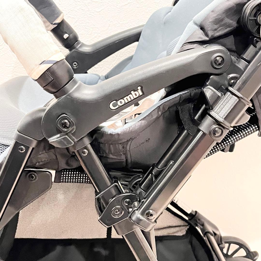 【美品】コンビ ベビーカー スゴカルα 4キャス compact エッグショックの写真6枚目