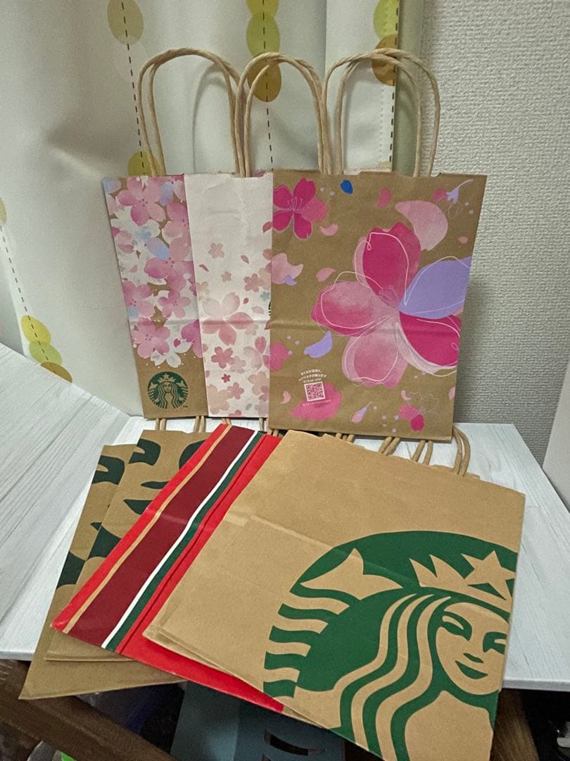スターバックス　ショッパー　ショップ袋　紙袋　まとめ売り 8枚セット