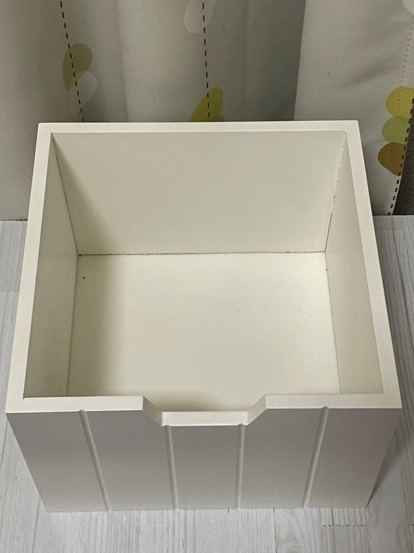 木製 ホワイト 4段チェスト スリム収納 引き出し 完成品の写真4枚目