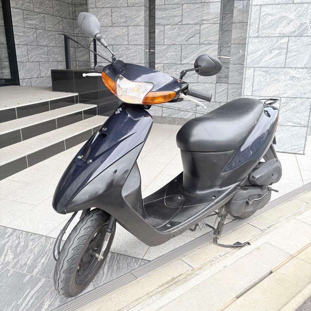 【原付 50cc スズキ LETS2 実動】後期型2スト爆速実動車 即乗り可！