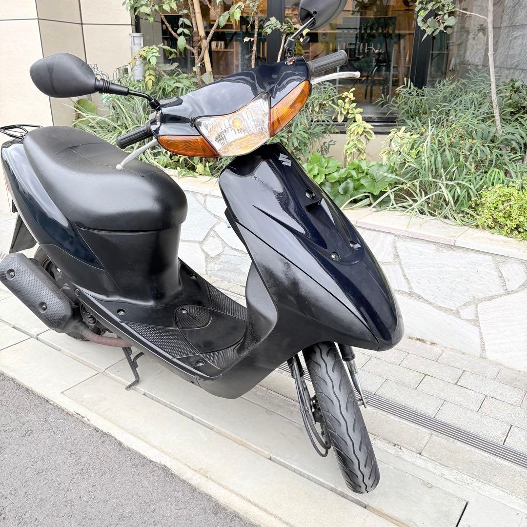 【原付 50cc スズキ LETS2 実動】後期型2スト爆速実動車 即乗り可！の写真6枚目