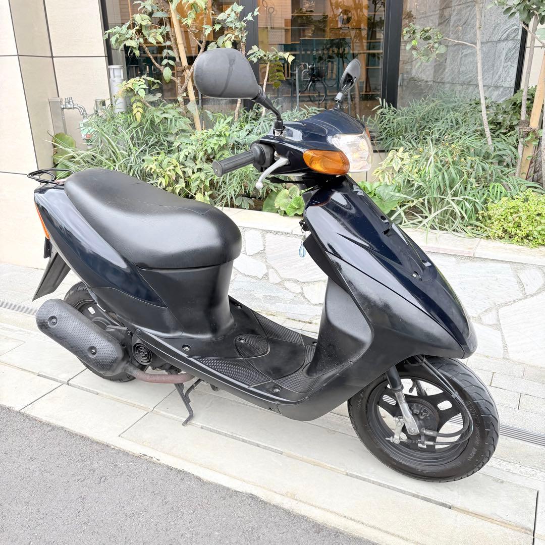 【原付 50cc スズキ LETS2 実動】後期型2スト爆速実動車 即乗り可！の写真8枚目