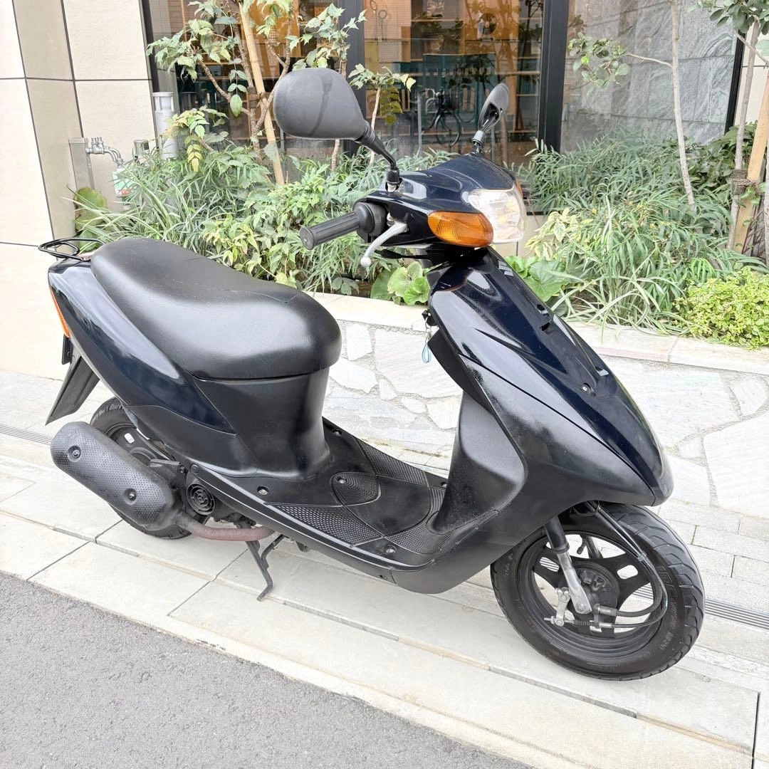 【原付 50cc スズキ LETS2 実動】後期型2スト爆速実動車 即乗り可!の写真8枚目