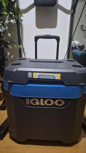 【美品・屋外使用2回程度】IGLOO イグルー 大型クーラーボックス 58L キャスター付き/引き取り限定