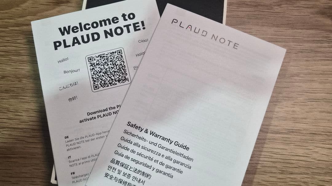 【美品・使用数回】PLAUD NOTE AIボイスレコーダー 箱・付属品付の写真4枚目