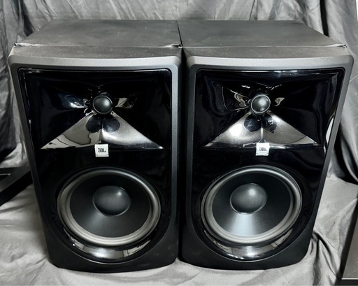 JBL 308P MkIIペア、スピーカースタンド、ケーブルセット