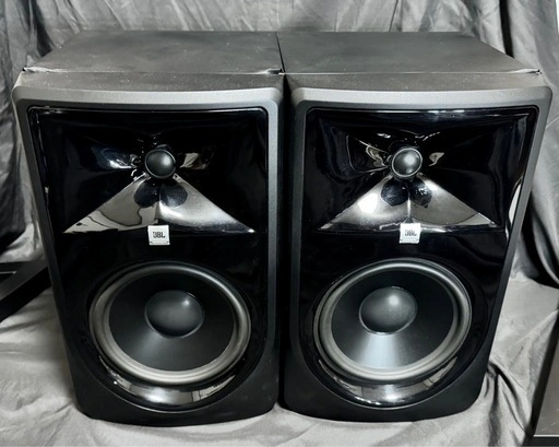 JBL 308P MkIIペア、スピーカースタンド、ケーブルセット
