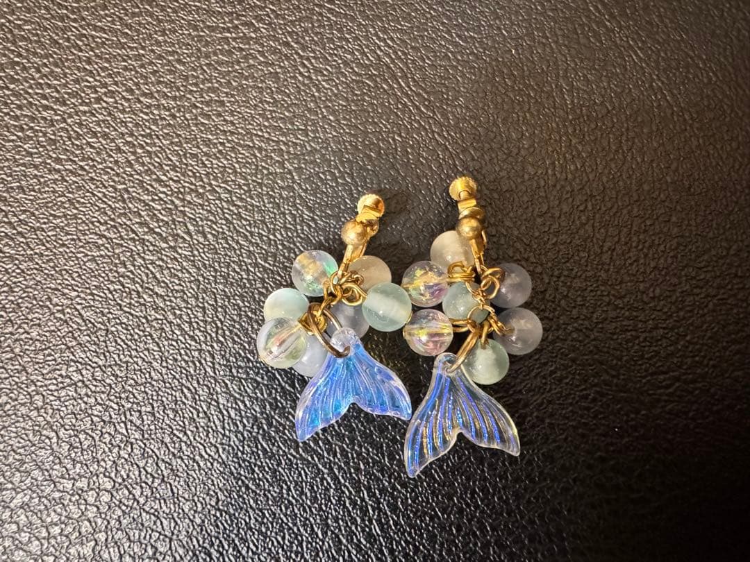 ハンドメイドイヤリング マーメイド