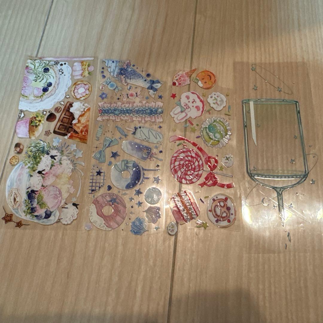 海外シールセット 可愛い食べ物