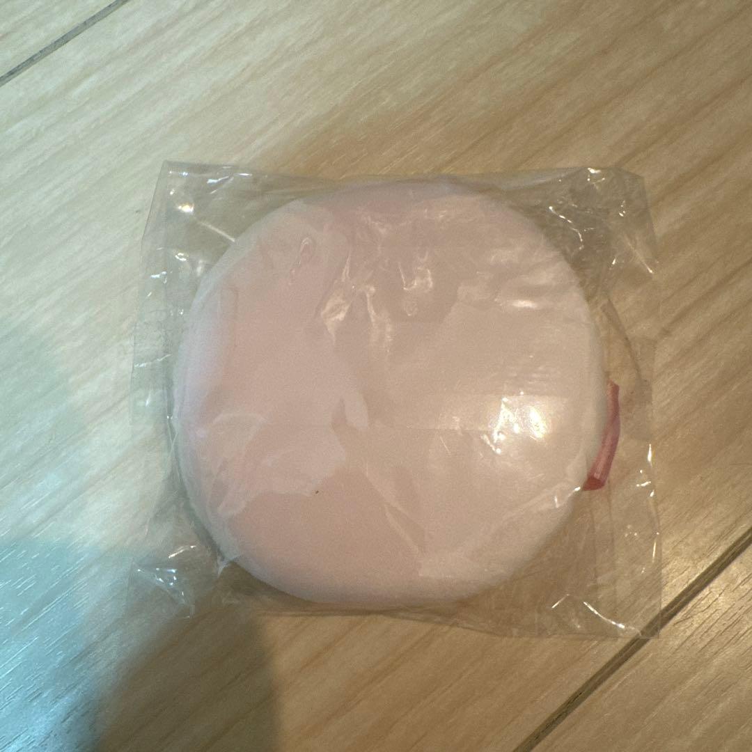 可愛い ピンクリボンパフの写真2枚目
