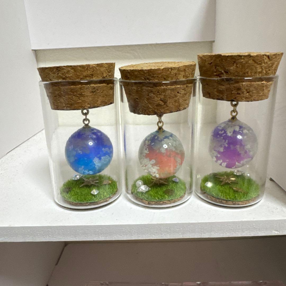 レジン作品 空閉じ込め