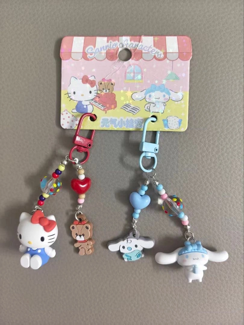 【海外限定】ハローキティ&シナモロール チャーム サンリオ sanrioシナモンの写真2枚目