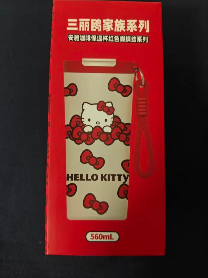 【海外限定•新品】サンリオ ハローキティ ステンレスタンブラー560ml リボンの写真5枚目