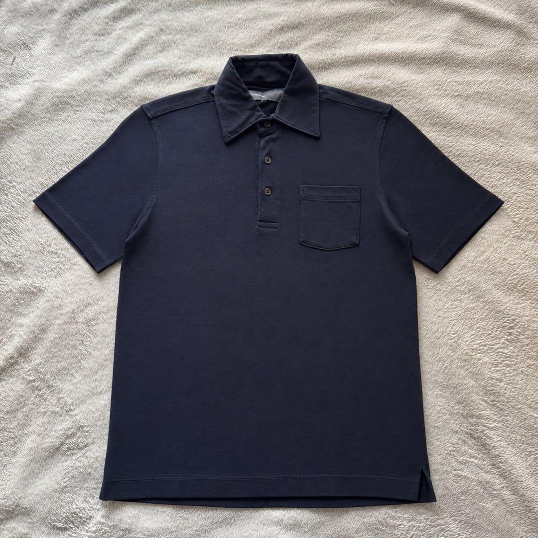 THE SUIT COMPANY COMMUTECH ネイビー ポロシャツ S