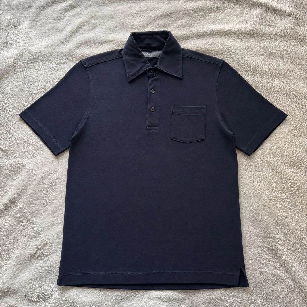 THE SUIT COMPANY COMMUTECH ネイビー ポロシャツ S
