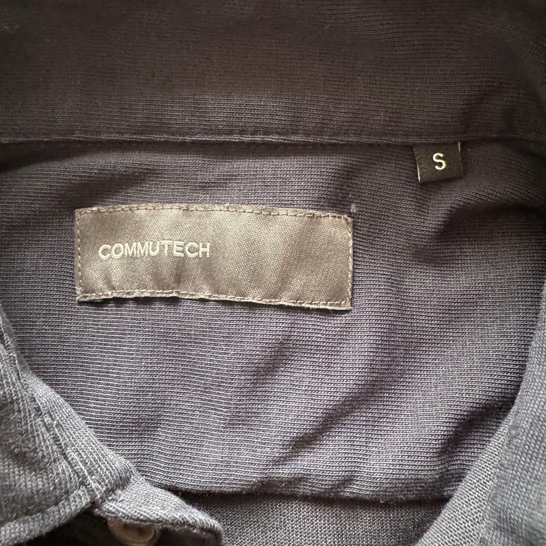 THE SUIT COMPANY COMMUTECH ネイビー ポロシャツ Sの写真3枚目
