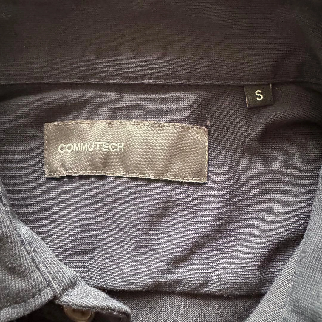 THE SUIT COMPANY COMMUTECH ネイビー ポロシャツ Sの写真3枚目