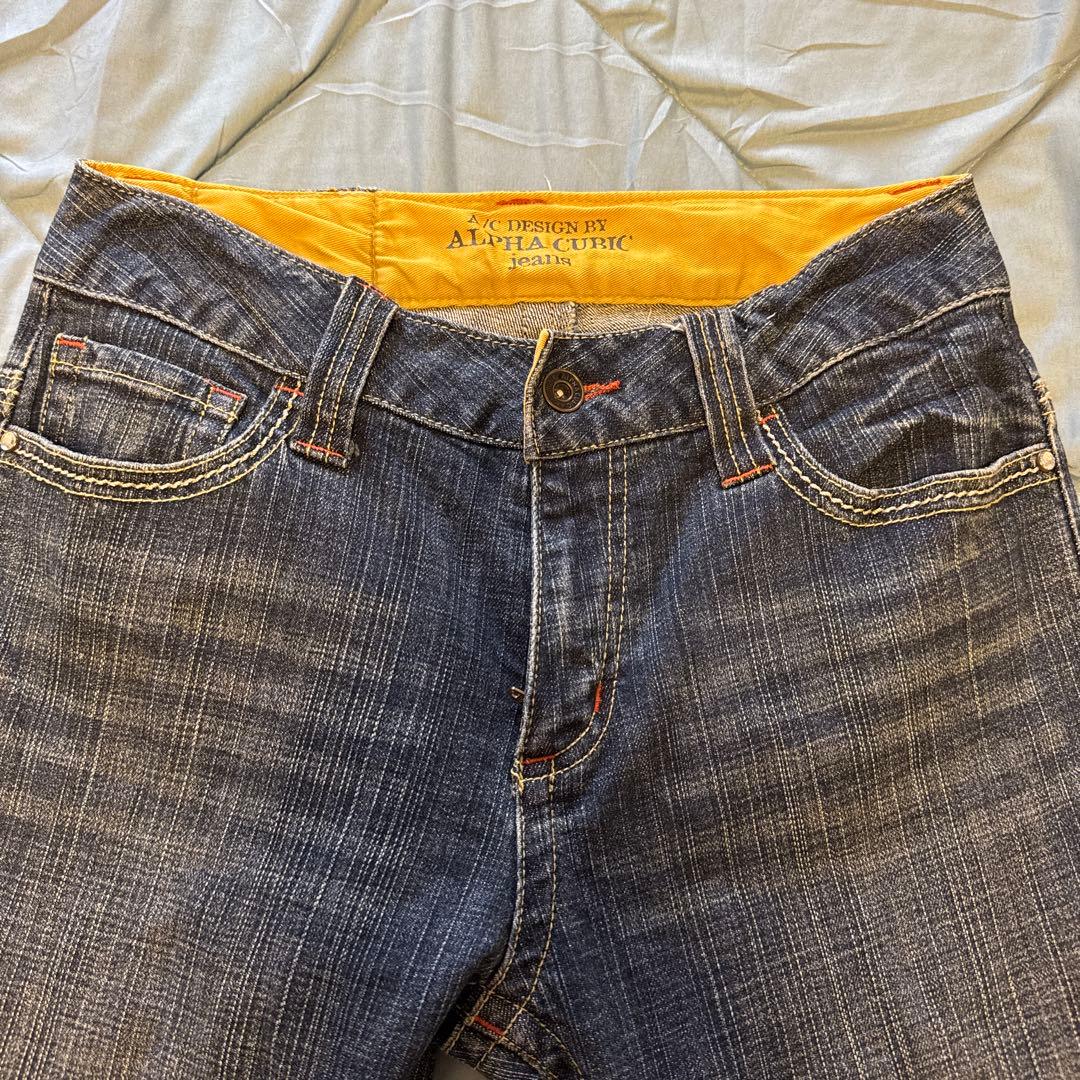 アルファ キュービック A/Cデザイン　フレアパンツ ブーツカットの写真2枚目