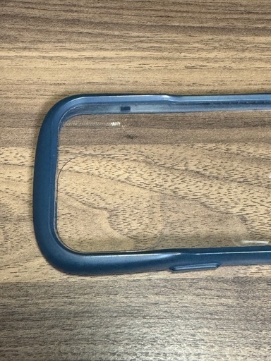 iFace Reflection iPhone 15 Pro ケース クリア 強化ガラス (ネイビー)の写真3枚目