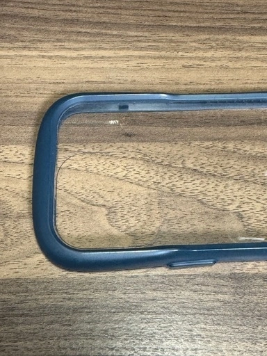 iFace Reflection iPhone 15 Pro ケース クリア 強化ガラス (ネイビー)の写真3枚目