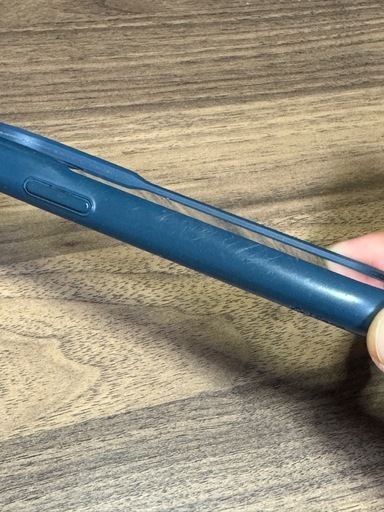 iFace Reflection iPhone 15 Pro ケース クリア 強化ガラス (ネイビー)の写真5枚目