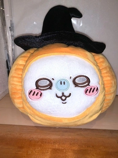 【プライズ品】タグ付きちいかわ うさぎ・モモンガ カボチャ BIG ぬいぐるみ
