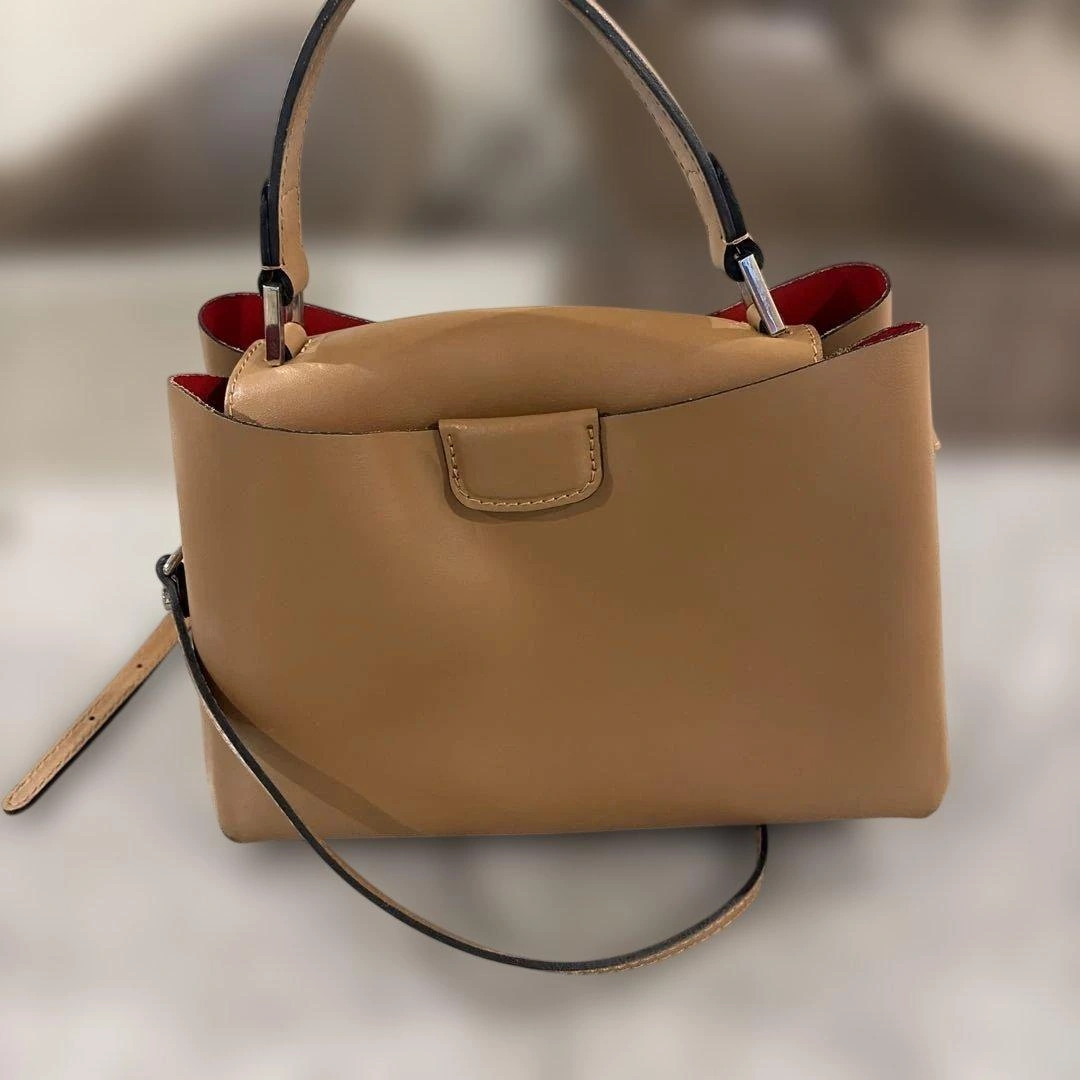 数回使用GIANNI CHIARINI ショルダーバッグ ベージュ