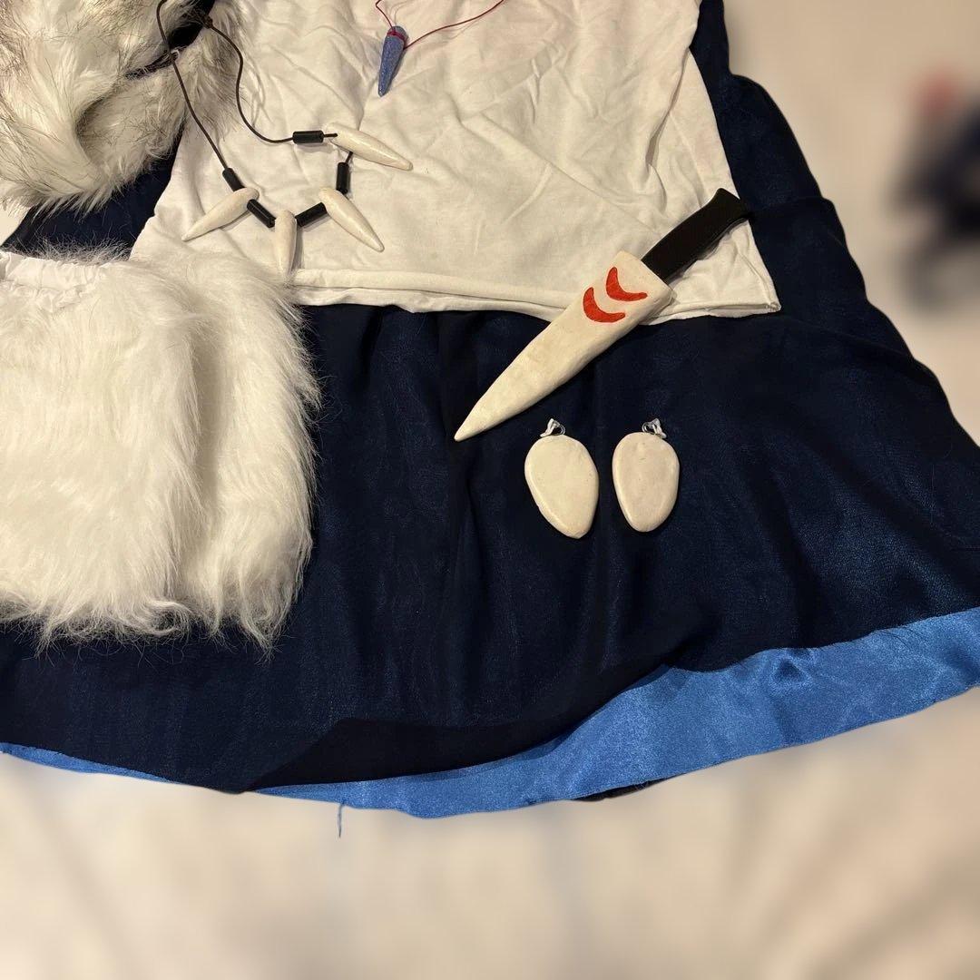 サン コスプレ衣装 セット もののけ姫 ハロウィンの写真4枚目
