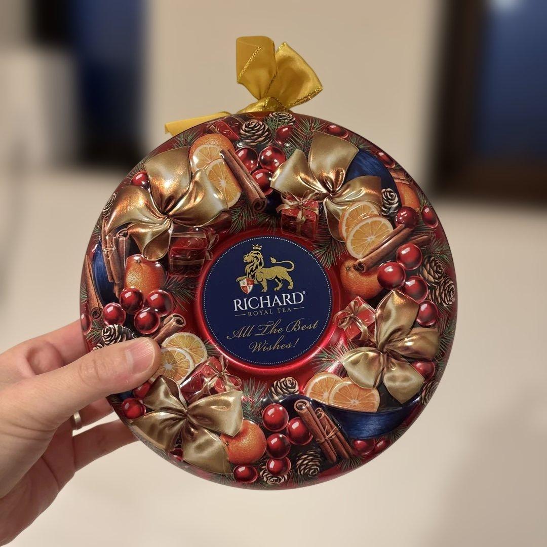 RICHARD ROYAL TEA 空き缶 クリスマスリース クリスマス飾り