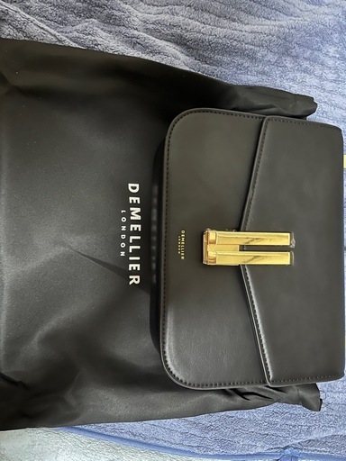 DEMELLIER LONDON The Vancouver ブラック レザーショルダーバッグ 新品未使用 保存袋付きの写真3枚目