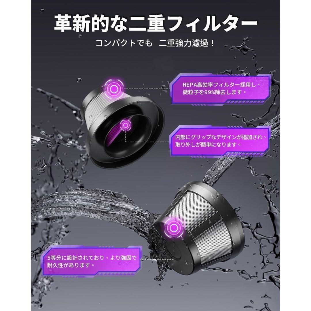 ハンディクリーナー コードレス 強力吸引 4IN1 多機能 吸引 ブロワーの写真7枚目