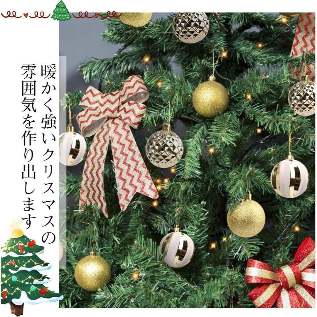 【新品】クリスマス オーナメント ボール 赤白 セット ツリー飾りの写真3枚目