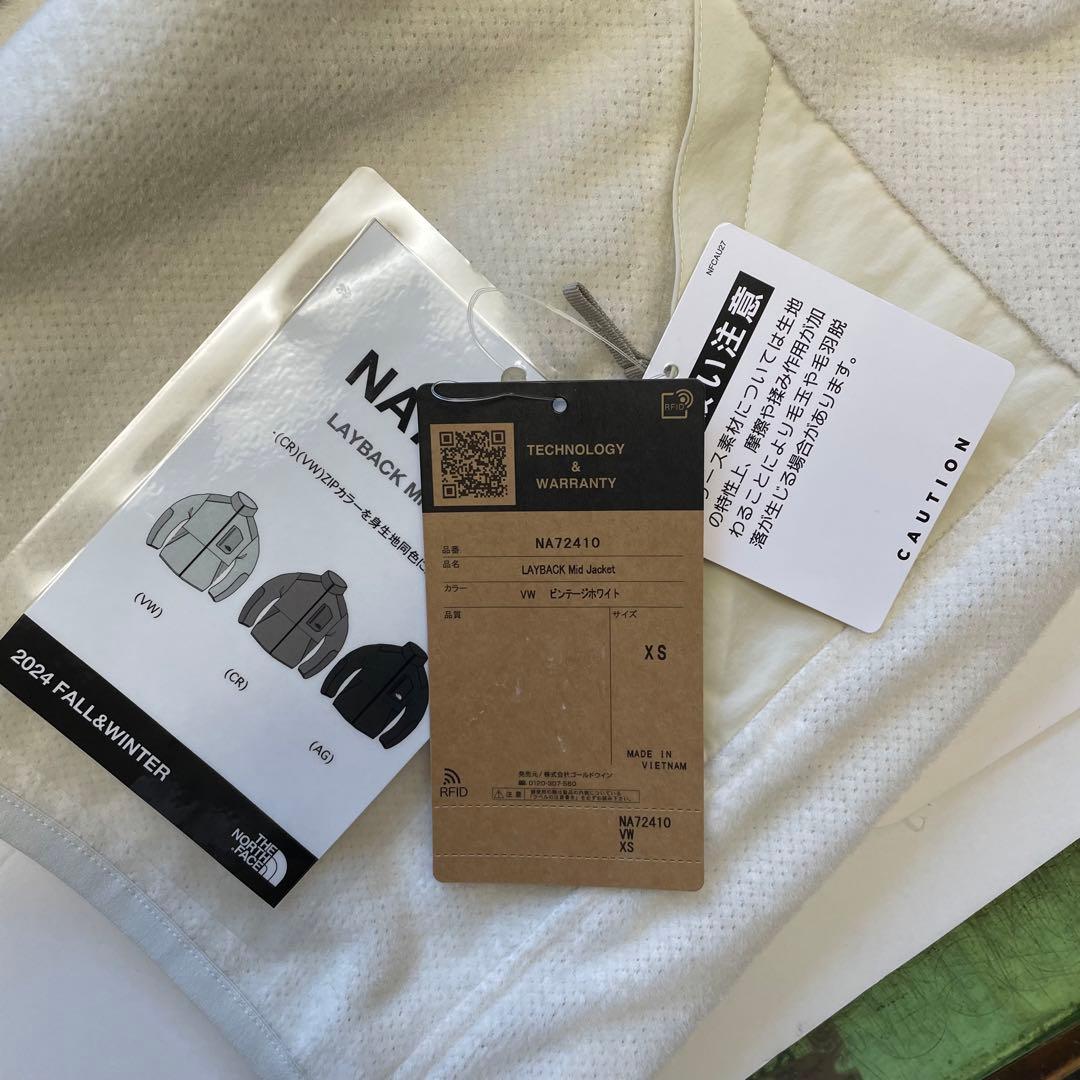 TNF LAYBACK mid jacket 204 秋冬モデル 新品未使用の写真8枚目
